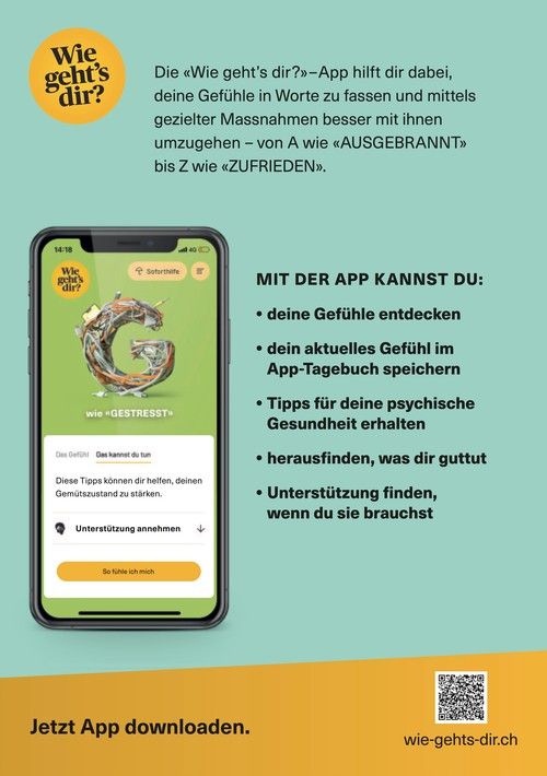 «Wie geht’s dir?»-App 